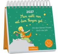 Postkartenkalender Man sieht nur mit dem Herzen gut ... 2027: Mit dem kleinen Prinzen durch das Jahr