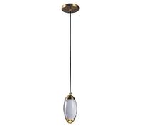Postmodern Crystal Pendant Light LED Hanging Ceiling Lamp, 3 Color Mode Lighting Fixtures Chandeliers for Kitchen Island Bedroom Dining Room Bar