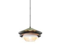 Postmoderne Creative triple iron en verre lustres chambre salon salon hôtel barreau de restauration décoration suspendue LED E27 Light Source Pendant Light Modern Modern Simple Home Lighting Fixtures
