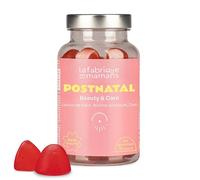 Postpartum - 60 Gummies vegan sans sucres - Complément Alimentaire - Biotine - Croissance Pousse et Renforcement des Cheveux - Régénération de la Peau - Fabriqué en France - La Fabrique des Mamans.
