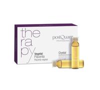 PostQuam - Ampoules capillaires à la placenta végétale - Soin pour cuir chevelu et cheveux - Avec complexe multivitaminé - 12 ampoules de 9 ml