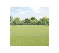 Posts De Clôture Vidaxl 22 Pcs U-Channel 150 Cm Acier Galvanisé, Clôture Hexagonale Vidaxl 1,5x50 M Acier Galvanisé