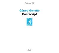 Postscript - Gérard Genette - Seuil - broché - Roman