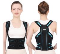 Posture Correcteur Dos Femme Homme: Ceinture Dorsale Lombaire Réglable et Respirante - Redresseur Dos Droit Invisible - Soutien Cou Épaules Confortable pour Maintien du Dos Correcteur de Posture (M)