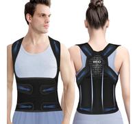Posture Correcteur Dos Homme Femme: Ceinture Dorsale Maintien du Dos Droit - Redresse Tenir Soutien Lombaire Invisible Orthese - Respirant et Réglable Redresseur Cou Dorsale et Des Épaules Taille L