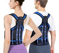 Posture Correcteur Dos Homme Femme: Redresse Dos Soutien Lombaire Confortable Respirant et Réglable - Invisible Ceinture Lombaire Pour Soulager Les Douleurs Du Et Des éPaules,Taille-M(31.9"-37.4")