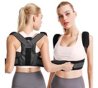 Posture Corrector,Comfortable Breathable Adjustable Velcro With Elastic For Kids Men And Women,Relieves Neck Pain And Back And Shoulder (M (Belt Length 86cm))