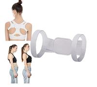 Posture Pro Fix Correcteur de posture Pro-Fix pour le cou et les épaules, ceinture de correction de mauvaise posture - Réglable (1 blanc, taille M)