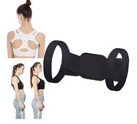 Posture Pro Fix Correcteur de posture Pro-Fix pour le cou et les épaules, ceinture de correction de mauvaise posture - Réglable (1 noir, taille M)