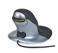 Posturite Penguin Souris USB Laser 1200 DPI Ambidextre - Souris (Ambidextre, Laser, USB, 1200 DPI, Noir, Argent)