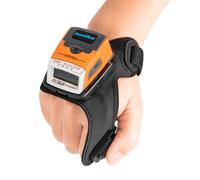 Posunitech ES02 Scanner de codes-barres gants, sans fil Bluetooth 2D Scanner portable, indice de protection IP65, adapté pour l'entrepôt, la fabrication, le transport, le prélèvement et d'autres