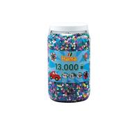 Pot 13000 perles Hama Midi Mélange coloris assortis Réf 211-69