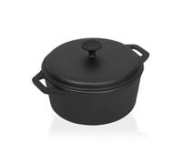vidaXL Marmite Ø26,5 cm en fonte Noir