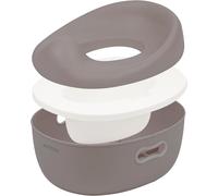 Pot 3en1 Pour Bébé, Pot + Tabouret + Siège De Toilette Pour Enfants, Apprentissage Facile De La Propreté, Env. 34 Cm, De 18 Mois À 4 Ans Env., Care, Abs/Eva, Taupe