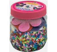 Hama Perles à repasser – Pot 4 000, Taille MIDI, 3 plaques – Mixte dès 3 ans