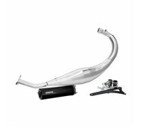 Pot 50 a boite voca cross chromed pour sherco 50 sm-r, se-r (passage bas - silencieux alu noir)