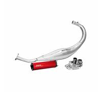 Pot 50 a boite voca cross chromed pour sherco 50 sm-r, se-r (passage bas - silencieux alu rouge)
