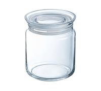 6x Bocal En Verre Luminarc Purebox Avec Bouchon En Verre 0,75 L