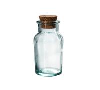 Pot 9 cl avec bouchon en liège - Vidrios San Miguel - Transparent - Verre