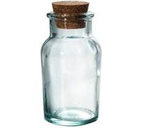 Pot 9 cl avec bouchon en liège - Vidrios San Miguel - Transparent - Verre