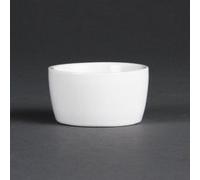 Pot à beurre Olympia Whiteware 62 mm - x 12 - Porcelaine Blanc G