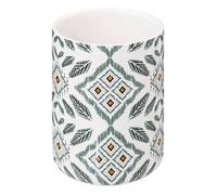 5five Pot à brosses à dents Hapache 10 cm Blanc et gris