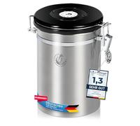 Pot à café sous vide, boîte à thé, pot de stockage - Récipient de stockage Pot sous vide avec couvercle aromatique, hermétique (Grand (1900ml))