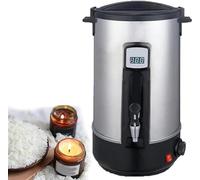 Pot À Cire Électrique Antiadhésif, 8 L/10,8 L/12 L/16 L/20 L/30 L/35 L, Chauffe-Cire Professionnel en Acier Inoxydable, pour Salon De Beauté Ou Usage Domestique，20l