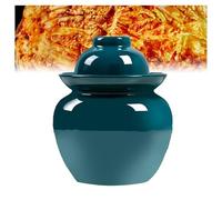 Pot à cornichons en céramique avec couvercle, pot de fermentation multifonctionnel, idéal pour la choucroute, les cornichons et le stockage des aliments