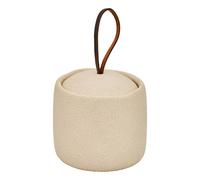 Pot à Cotons en Résine "Olea" 10cm Beige