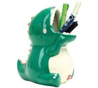 Legami Porte-stylos céramique Dino Desk Friends – peint à la main, organisateur de bureau