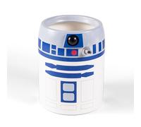 Pot à crayons 3D Star Wars R2-D2 pour enfants et fans - Multi-Holder sous licence officielle, organisateur de bureau avec design robot, idéal pour crayons et stylos, retour à l'école et cadeau