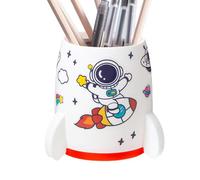 Pot à crayons - Coupe Rocket Ship de haute capacité | gobelet à stylos en forme de fusée | Grande capacité pour ranger pinceaux de maquillage, stylos, crayons, ciseaux et l'écriture