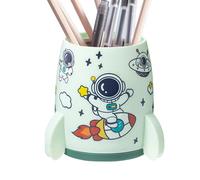 Pot à crayons - Coupe Rocket Ship de haute capacité | gobelet à stylos en forme de fusée | Grande capacité pour ranger pinceaux de maquillage, stylos, crayons, ciseaux et l'écriture