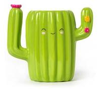 Legami - Porte-stylos en céramique, Cactus Théme, Desk Friends, peint à la main, Idée cadeau, Organisateur de bureau