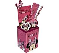 Pot à crayons Minnie Mouse Set d'écriture de 7 pièces au design Disney