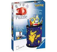 Pot a crayons Pokémon Puzzle 3D Ravensburger - 54 pieces - Sans colle - Des 6 ans