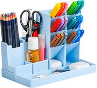 Pot À Crayons Pour Bureau Avec Design Diamond & Aotu (Blanc Pur)