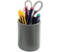 Pot à crayons Quo Vadis Satiny Gris 10x7 cm Cuir GRIS
