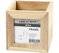 Pot à crayons, taille 10 x 10 x 10 cm, taille du trou 6,2 x 6,2 cm, arbre impératrice, 1 pièce