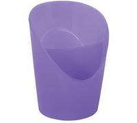 Pot À Crayons - Violet - 2 Compartiments - Plastique - 12,5x9cm - Esselte