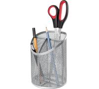 Pot à crayons WEDO Office en fil métallique 3 compartiments argenté
