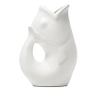 Pot à eau blanc mat | Grand pichet à eau ou vase à fleurs | Articles de service blanc mat pour les fêtes | Vaisselle de service intérieure et extérieure | Pièce maîtresse pour salle à manger et tables
