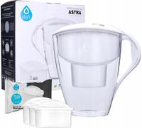 Pot à filtre blanc manuel DAFI ASTRA 3l + 3x filtres Dafi Unimax