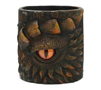 Pot à Fleurs Dragon Eye - Pot à Fleurs pour | Porte-Crayon Gothique Dragon Celtique | Décoration Fantaisie en résine - Organisateur de pinceaux de Maquillage | Vase créatif pour la Maison, Le