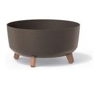 Pot à fleurs Gracia Low Eco Wood DGRL400LW-4625W Prosperplast - Couleur café ECO 14,3L