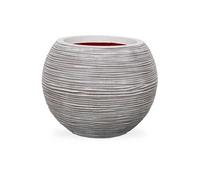 pot a fleurs nature rib rond 40 x 32 cm ivoire kofi270 424219