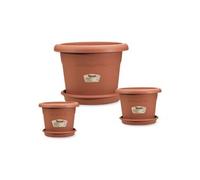 pot a fleurs - oe 35 cm rond - terracotta