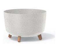 Pot à fleurs Prosperplast Gracia Standard Eco Wood DGRL400W-S433W couleur ECO Blanc, 21,5L G