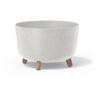 Pot À Fleurs Prosperplast Gracia Standard Eco Wood Dgrl400w-S433w Couleur Eco Blanc, 21,5l Multicolore